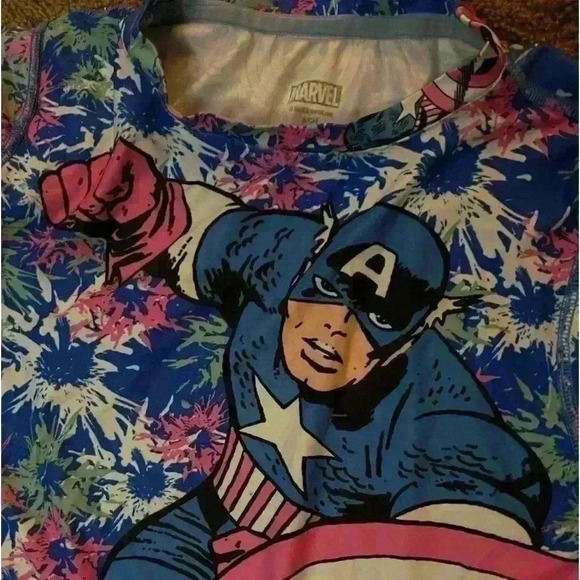 Girls pajama bundle- captain America and Star Wars - Picture 3 of 3
